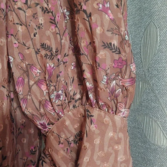 Ivy Jane Velvet and Chiffon Women's Top size L - Picture 5 of 10